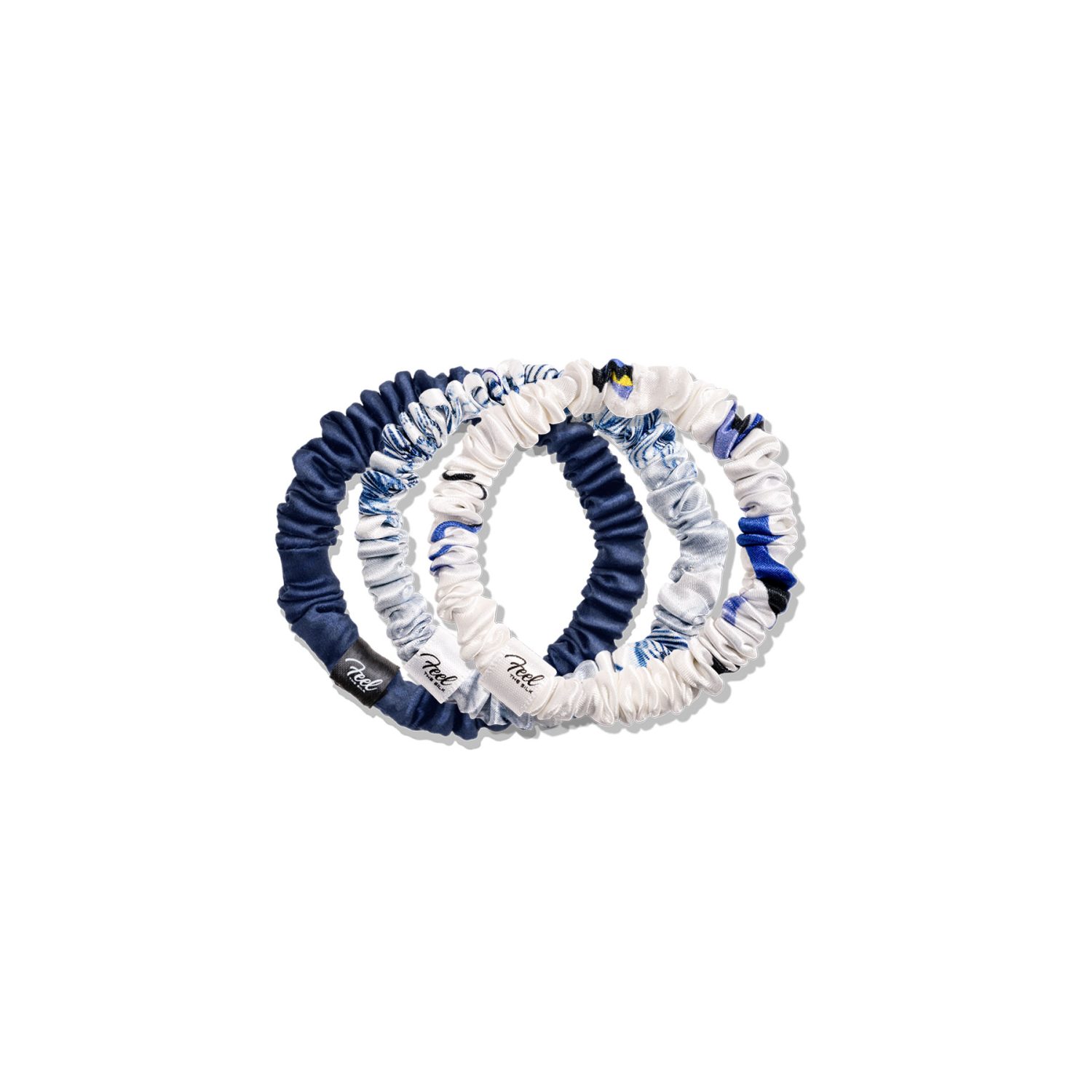 Hodvábne gumičky S | BLUE 3