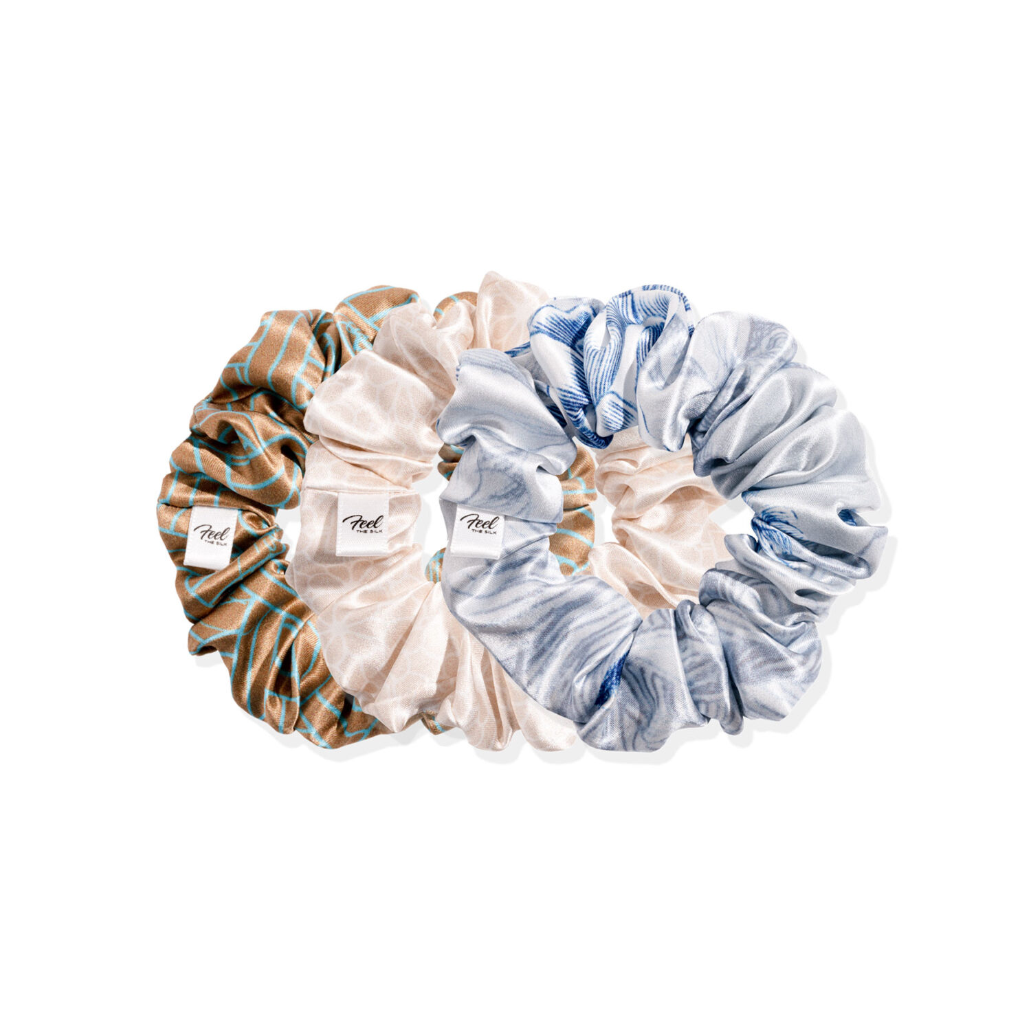 Hodvábne gumičky SET 3 | M | ELEGANCE