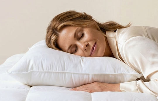 Husacie vankúš s jemnou výplňou pre maximálne pohodlie a zdravý spánok.